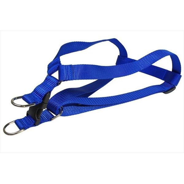 Fly Free Zone,Inc. Nylon Webbing Dog Harness; Blue - Medium FL17705